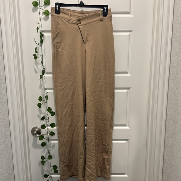 Tan Linen Pants Cream Tan Womens Size Small 🤍 - Picture 2 of 6
